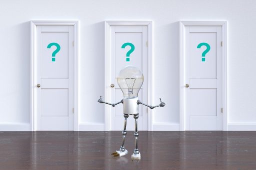 Ondernemer die onder druk een beslissing neemt aan een bureau